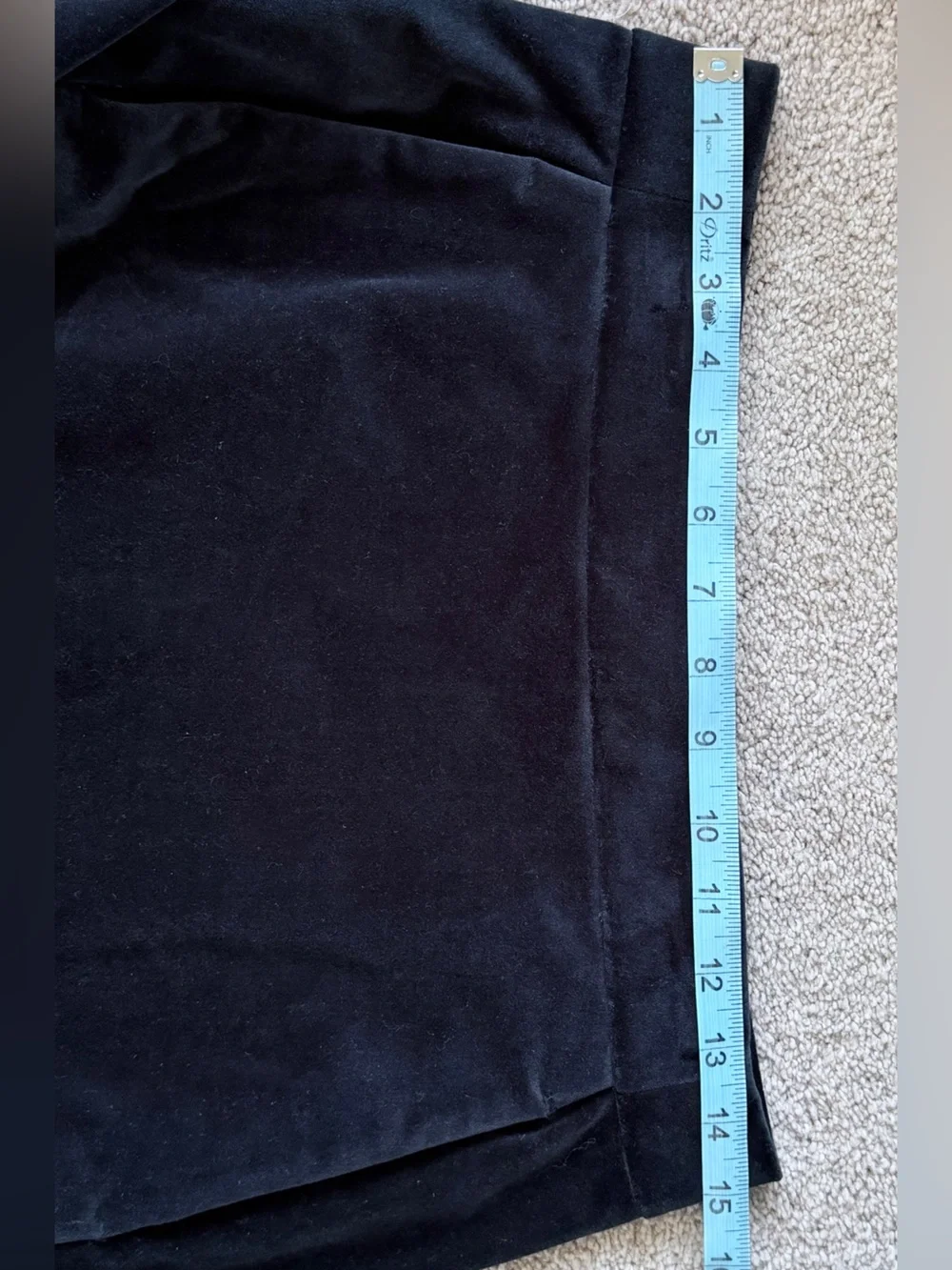 J.Crew Structured Velvet A-Line Mini Skirt with Pockets - Size 6